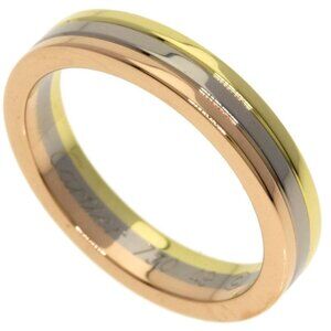 Cartier Three Color 49 Ring 18K Yellow Gold 18K White Pink